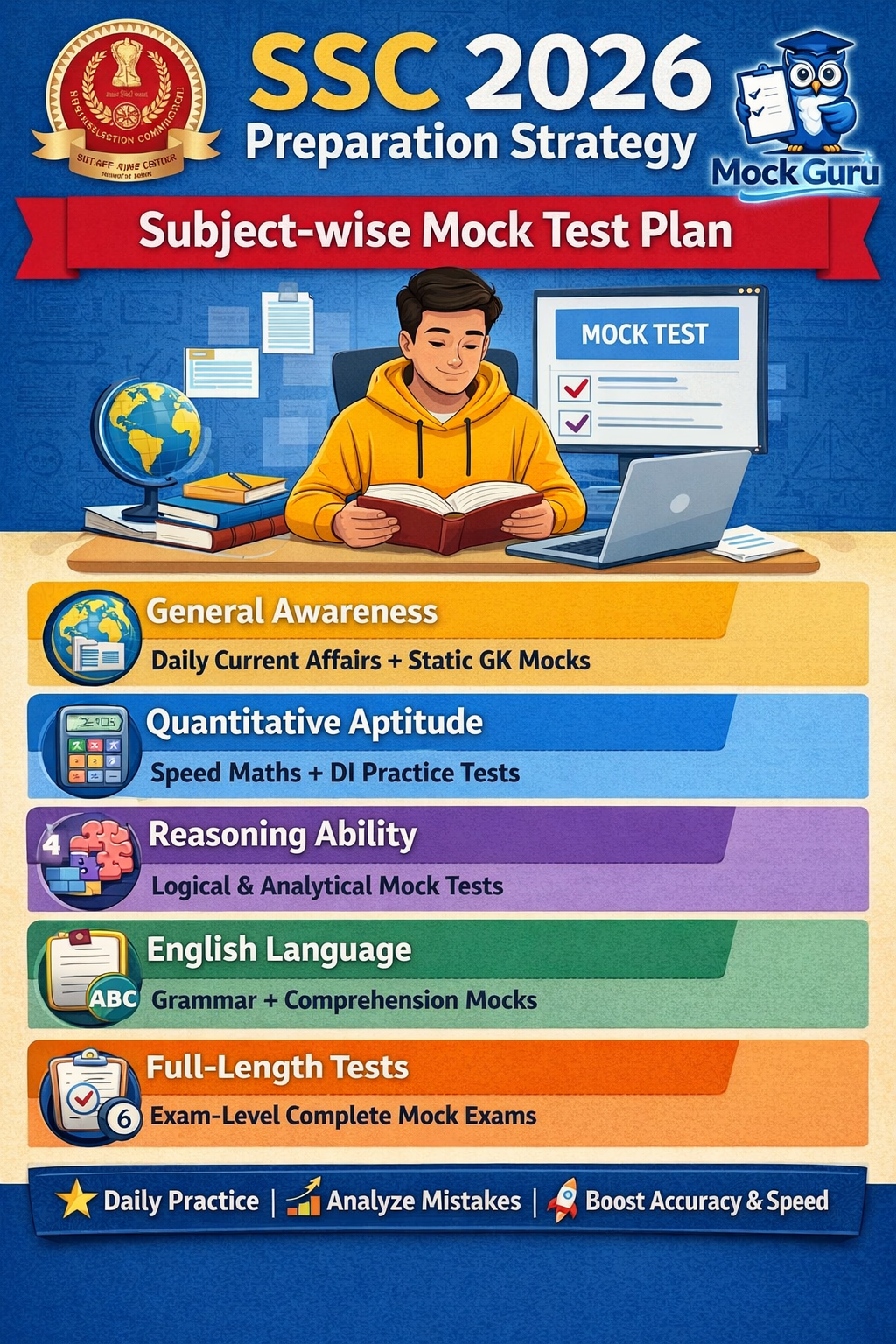 Why Mock Tests Are the Secret to Clearing SSC & State Government Exams: Strategies for Success